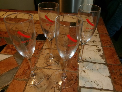 Flûtes verres champagne - flûtes, à