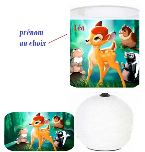 Lampe chevet bambi - lampe,