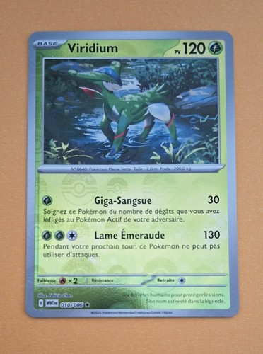 Carte pokemon viridium - carte,