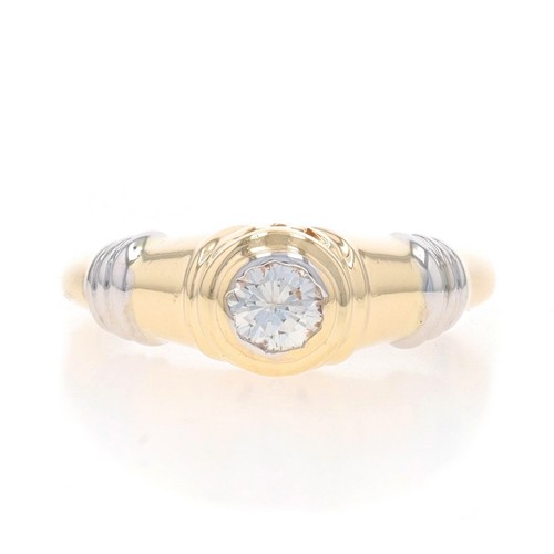 Jaune diamant bague - jaune,