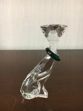 2 chats en cristal de Swarovski (prix à la pièce)