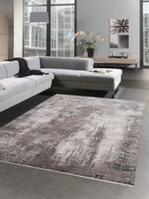 Tapis de salon tapis de designer abstrait gris beige