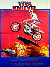 MOTORCYCLE Evel Knievel VIVA KNIEVEL Gordon Douglas 1977 FRENCH POSTER 47x63 A