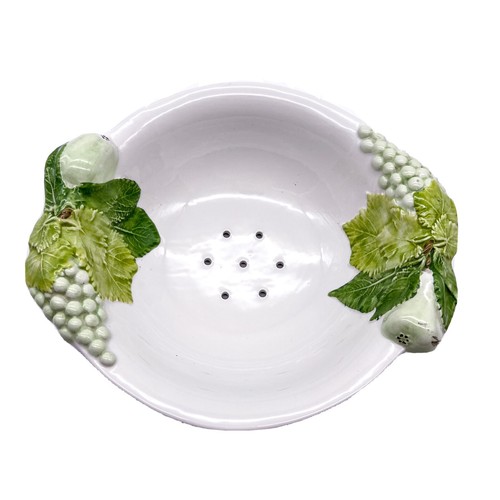 Majolika passoire raisins - à,