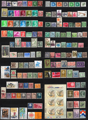 Lot timbres divers monde x141 - divers,