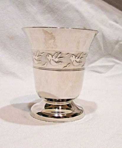 Coquetier metal argente a - coquetier,