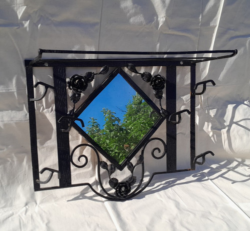Porte manteau vestiaire - porte-manteau, miroir