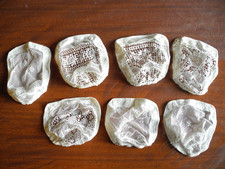 Lot 7 anciennes sous coiffes bretonne brodées, tulle... costume Breton