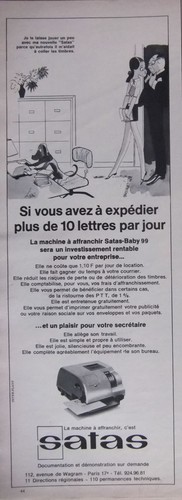 Publicité presse 1967 la - 1967,