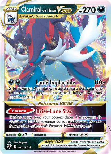 Carte pokémon clamiral - clamiral, de