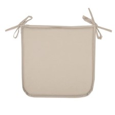 Coussin de chaise naturel 38 cm x 38 cm à nouettes vendu à l'unité - MCTISSUS - 