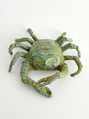 Statue crabe - statue, (bronze)