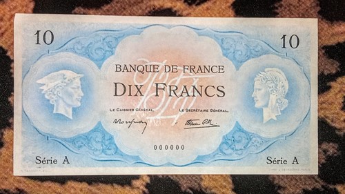 Billet francs cérès - billet,
