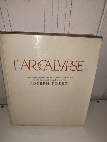 Livre apocalypse joseph - livre, l'apocalypse