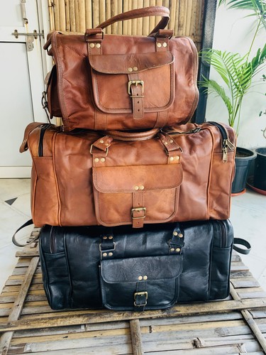 Cuir vintage sac sport - cuir, de