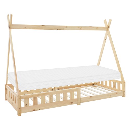 Lit enfants tipi bois - lit, de