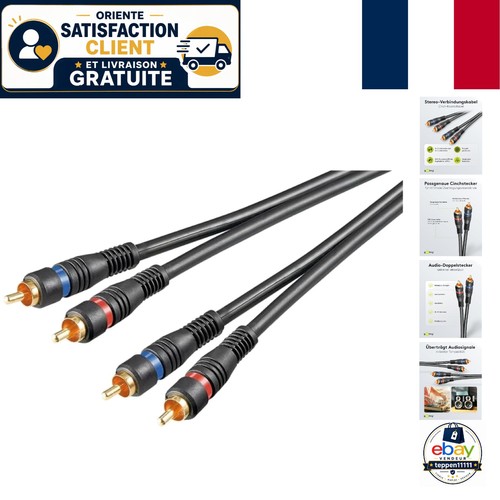 Câble rca stéréo cinch - 2, x