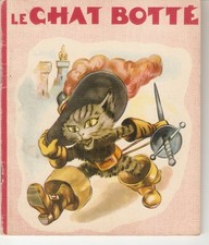 LE CHAT BOTTE  livre  illustré Collection Féeries années 60 ed.Touret