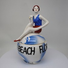 Boite Bijoux Figurine Florida Beach Baigneuse Pin-up Sexy Style Art Deco-alleman