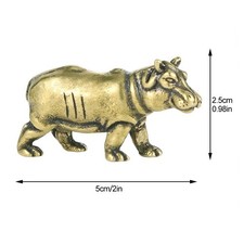 Figurine hippopotame miniature