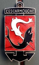Insigne Marine Indochine Frégate ESCARMOUCHE Arthus Bertrand  ORIGINAL NAVYBADGE