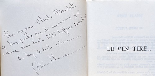 Aimé blanc vin tiré - aimé,