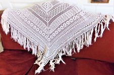 CHALE  CROCHET  MAIN FRANCE