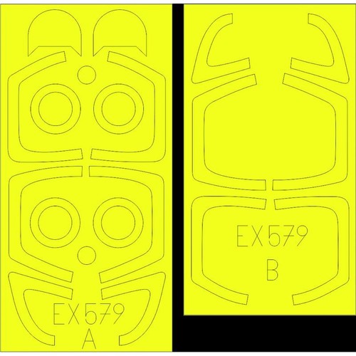Eduard ex579 mask - mask, l-39c