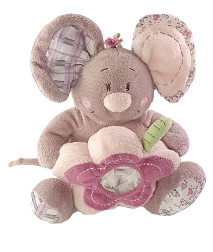 Doudou souris mauve nina - mauve, kali