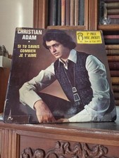 Vinyle 45 tours Christian Adam