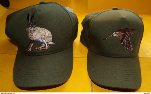 Lot casquettes de - de, chasse