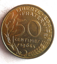 1964 FRANCE 50 CENTIMES -