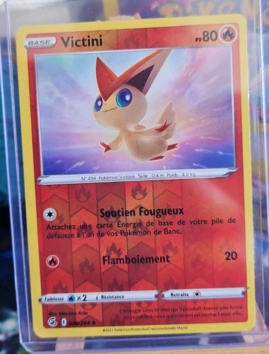 Carte pokémon victini reverse - carte,