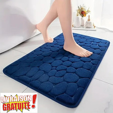 Tapis de Bain Antidérapant 40 x 60 cm Mousse à Mémoire de Forme, Ultra Doux & Ab