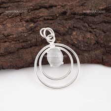 Pendentif en Sélénite en