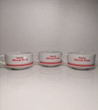 Tasses royco minute soup publicitaire blanche marqué en rouge