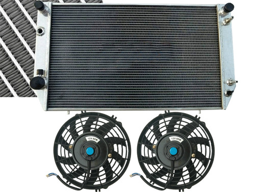 3row aluminium radiateur - aluminium, radiateur+fan