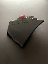 BROCHE PAQUEBOT NORMANDIE ISADORA PARIS (Grand modèle noir) - VINTAGE - GALALITH