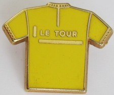 Pin's LE TOUR MAILLOT JAUNE Cyclisme France signé Arthus Bertrand Vintage RARE