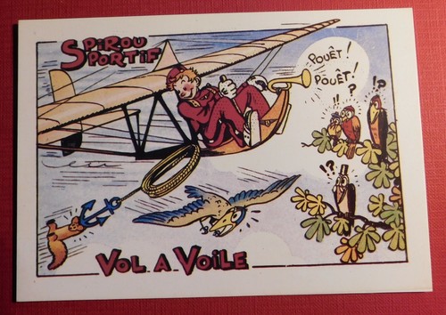 Jijé carte postale spirou - jijé;,