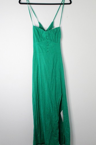 Zara robe longue maxi vert - zara,