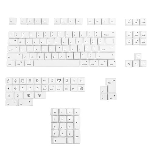 136 clés keycaps pbt - 136,