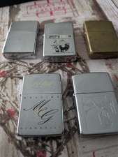 LOT DE 5 ZIPPOS