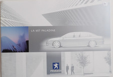 Brochure Presse PEUGEOT la 607 PALADINE de 02 / 2000