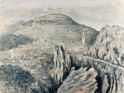 Aquarelle paysage - aquarelle,
