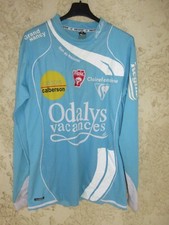Maillot A.S NANCY LORRAINE vintage BALISTON manches longues bleu XL