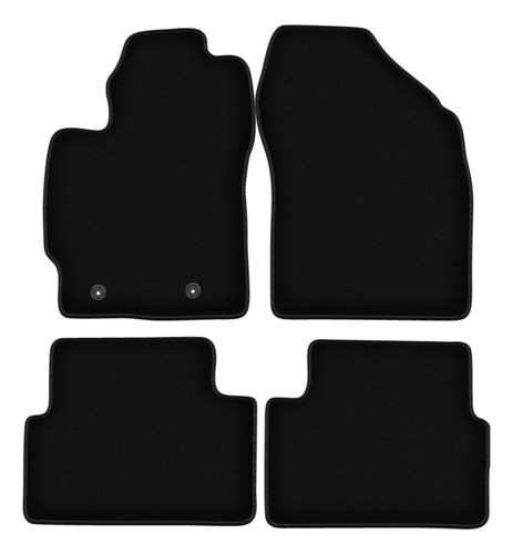 Tapis sol velours noir - en,