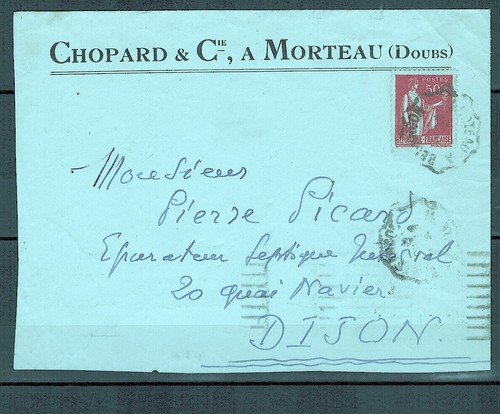 Enveloppe entête timbres - enveloppe,