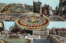 BESANCON - Citadelle, colonnes Romaines,  Horloge florale, Pont Battant  (Doubs)