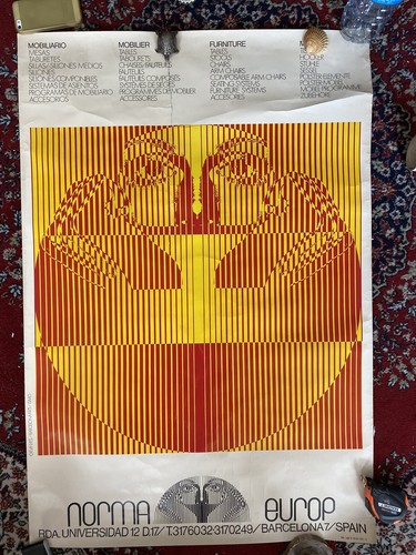 Affiche originale norma europ - affiche,